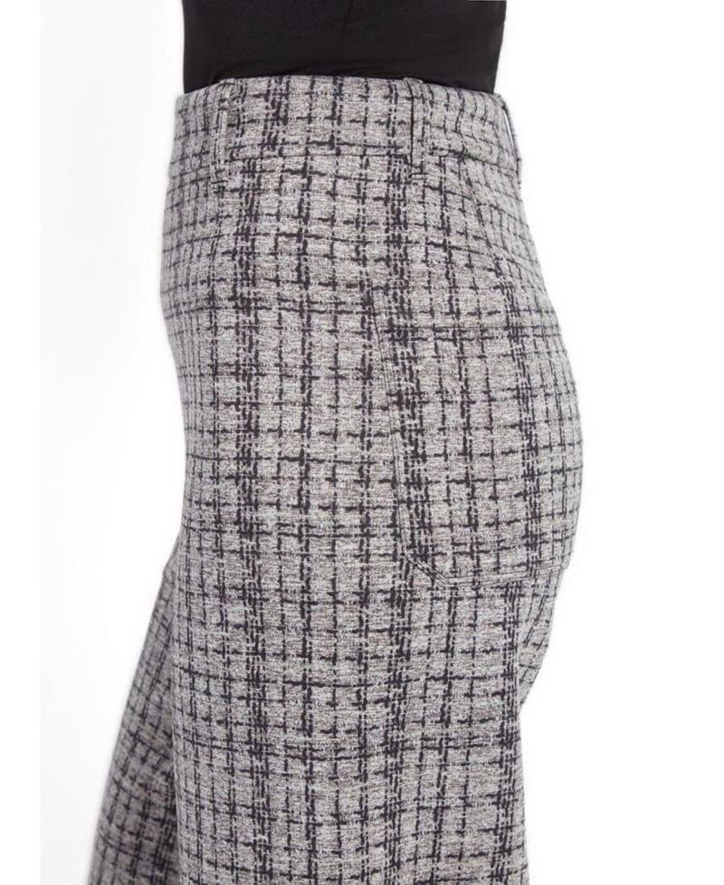Women's Erin High-Waist Wide-Leg 4-Way Stretch Neoprene Knit Pants