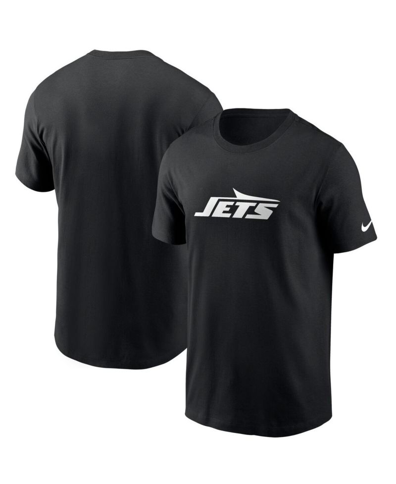 Men's Black New York Jets Primary Logo T-Shirt