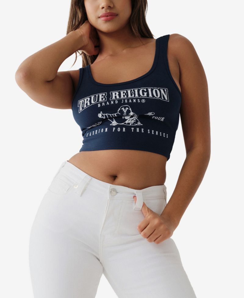 Women's Logo Crop Tank Top