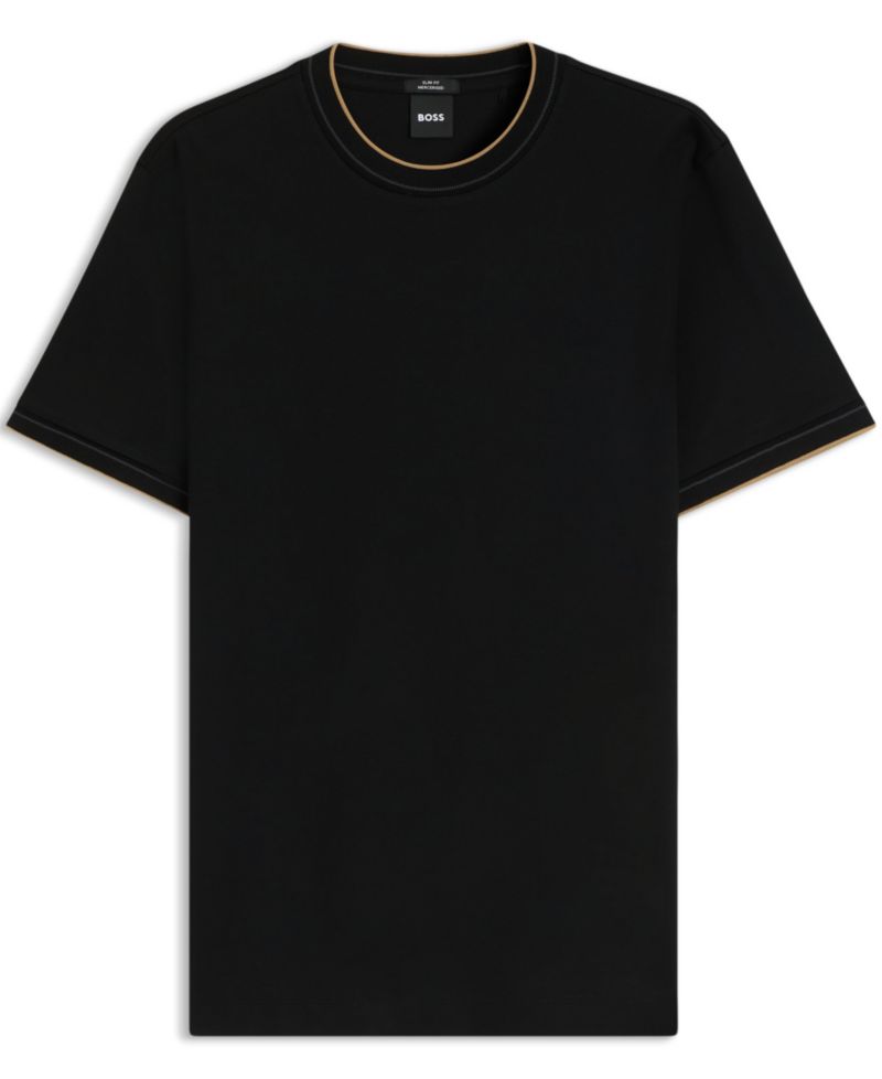 Men's Cotton Slim-Fit Crew Neck T-Shirt