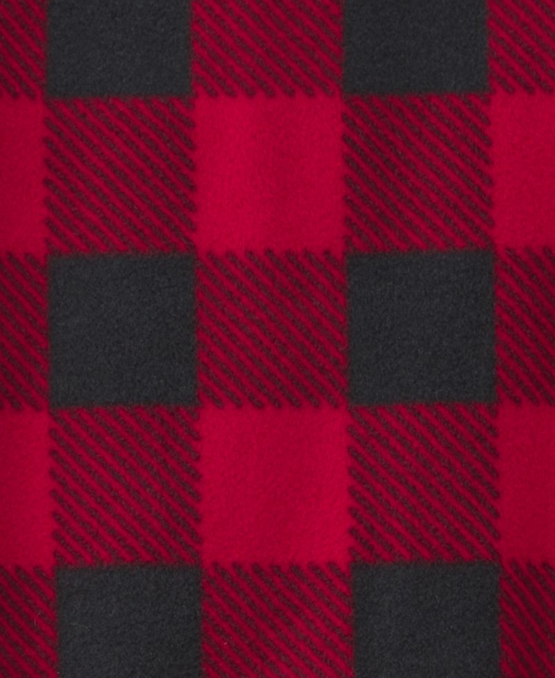 Baby Boys' and Baby Girls' Buffalo Check Fleece 2-Way Zip Sleep & Play
