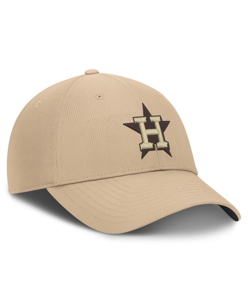 Men's Khaki Houston Astros Desert Ripstop Club Adjustable Hat