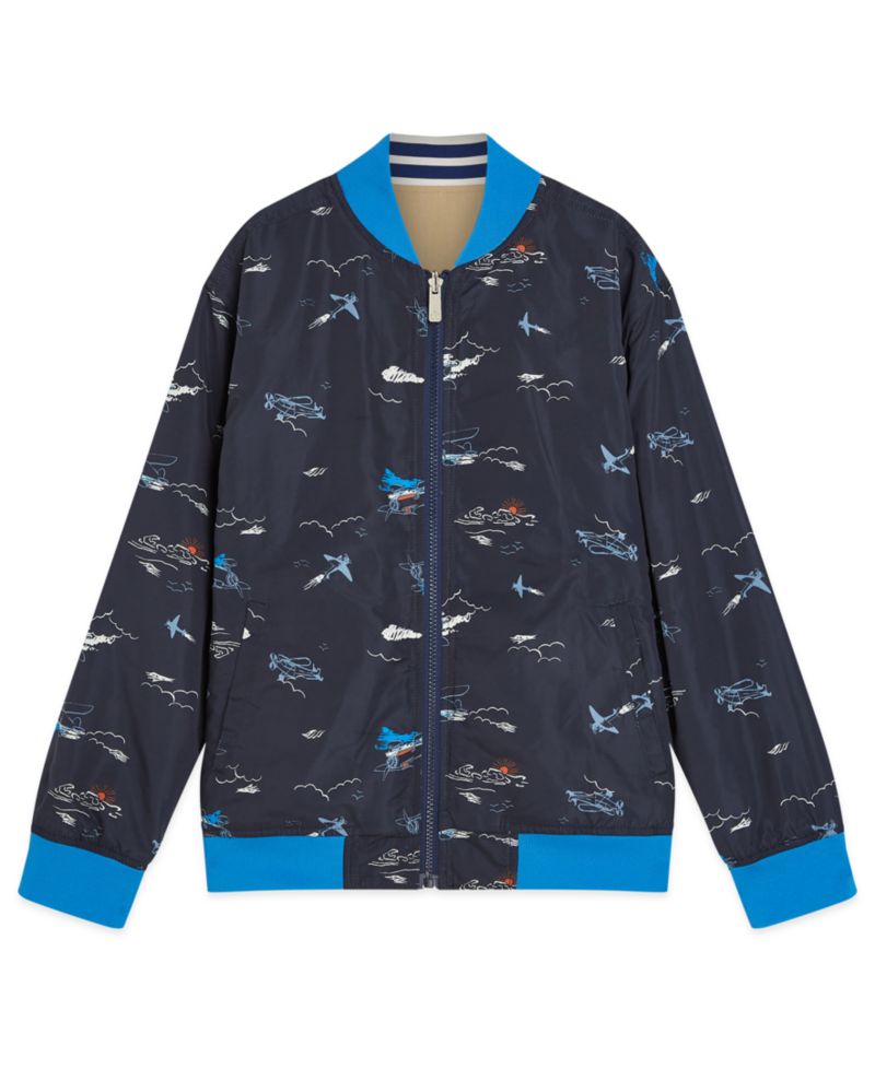 Boys' Toddler 4T-7 Reversible Bomber Jacket