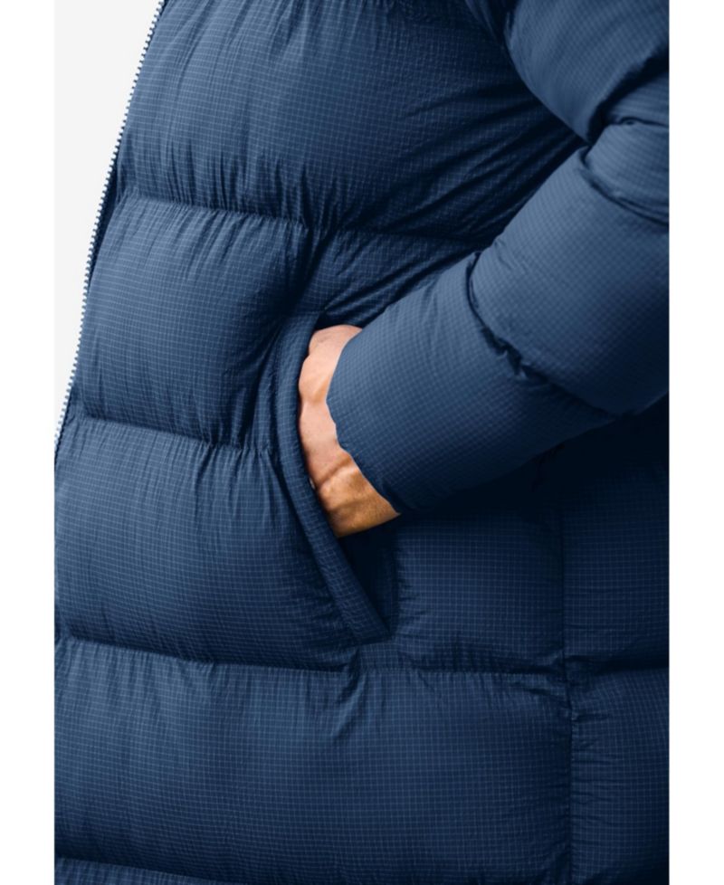 Men's Long Quilted Puffer Coat