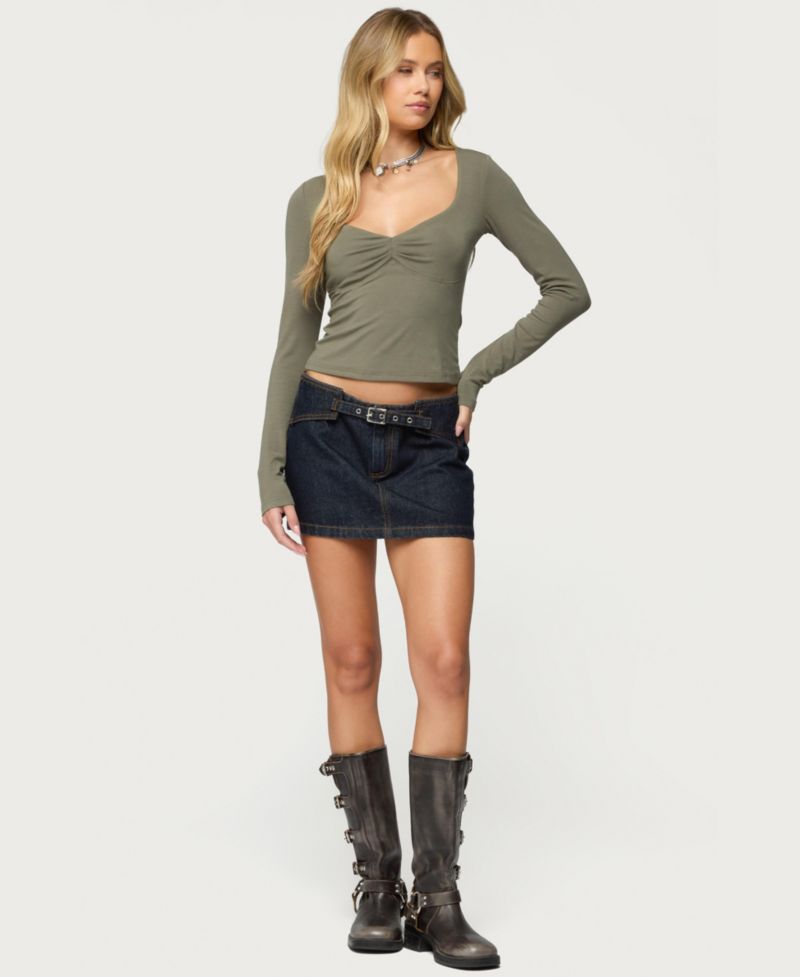 Women's Zelly Deep V Scoop Neck Top