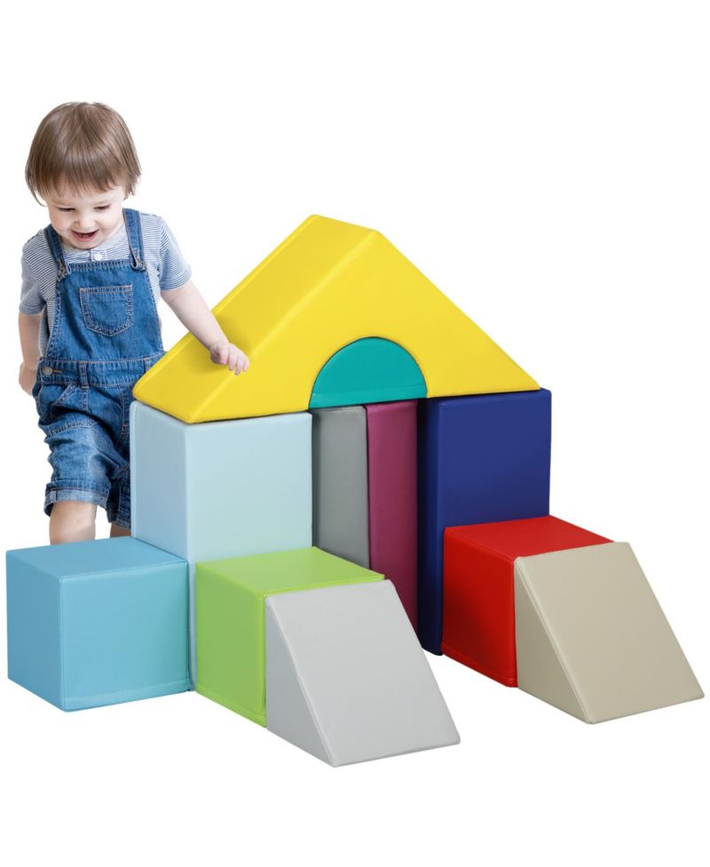 11-Piece Kids Crawl and Climb Activity Play Set, Multicolo