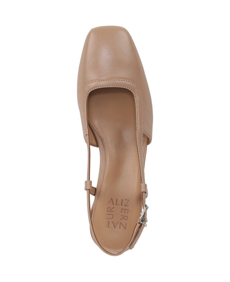 Women's Harper Block Heel Square Toe Slingback Pumps
