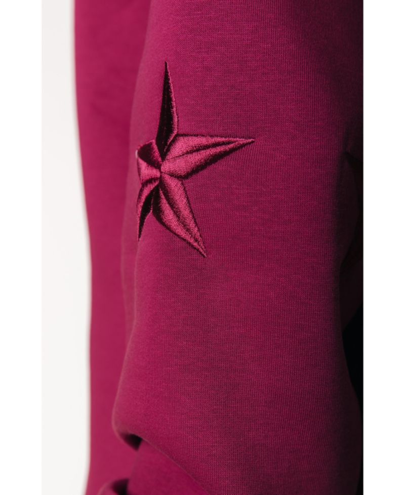 Women's Stars Embro Clean Hoodie