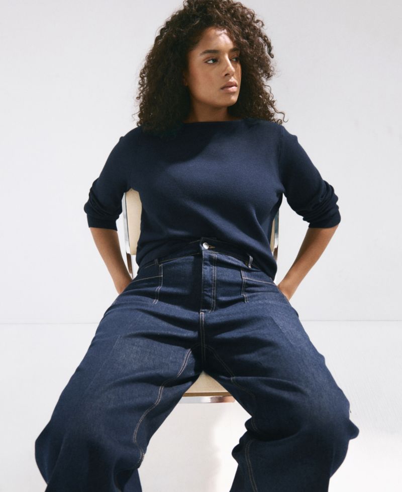 Women's High-Rise Wide-Leg Jeans
