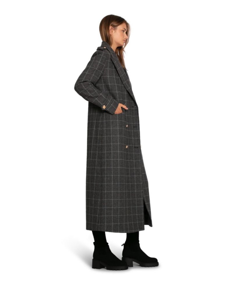 Women's Command Wool Blend Double Breast Maxi Coat