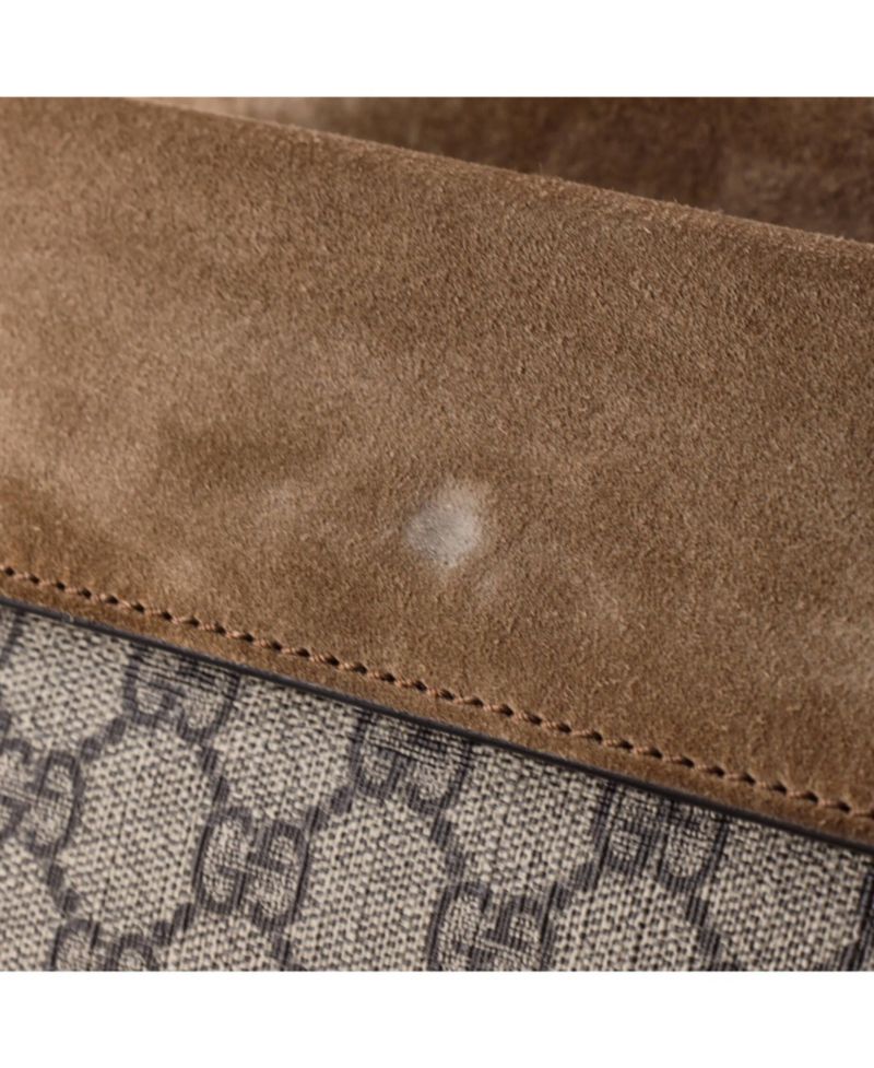 Small Dionysus Bag GG Coated Canvas with Crystal Embellished Metal