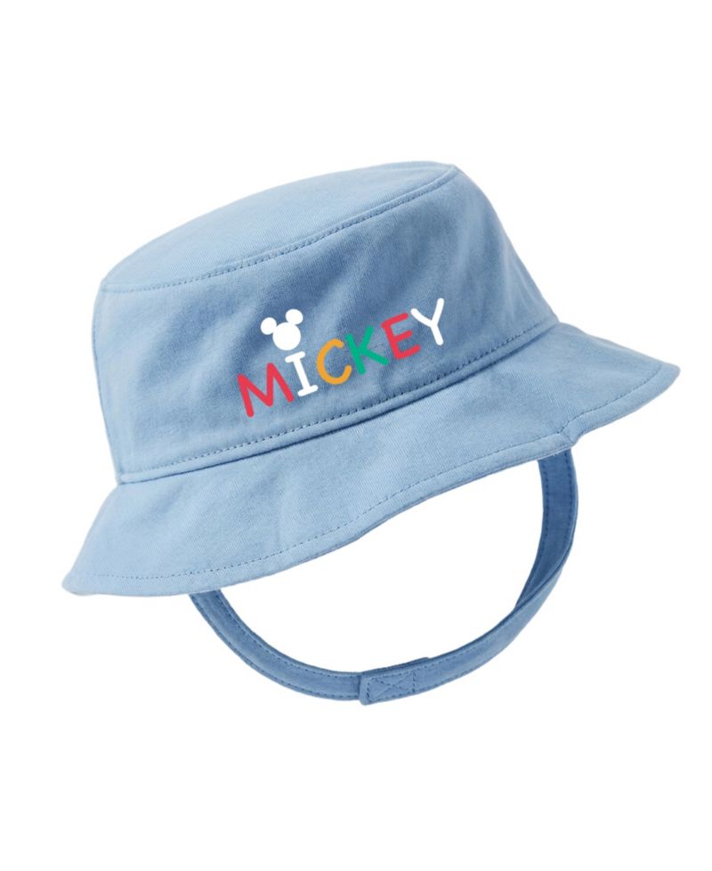 Baby Boys' Mickey Print Romper and Hat, 2-Piece Set