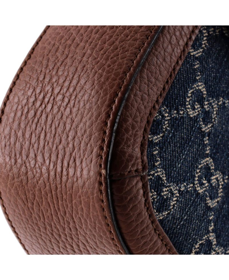 Mini Horsebit 1955 Shoulder Bag GG Denim