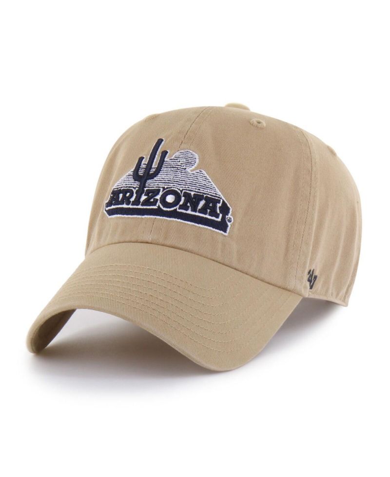 Men's Khaki Arizona Wildcats Vault Clean Up Adjustable Hat
