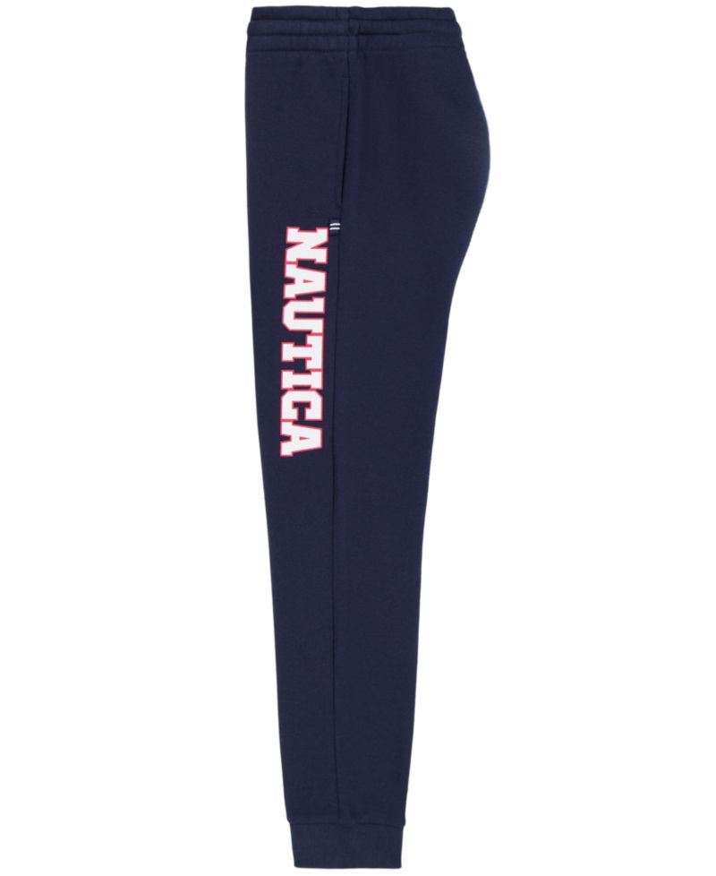 Boys' 8-20 Logo Print Fleece Joggers