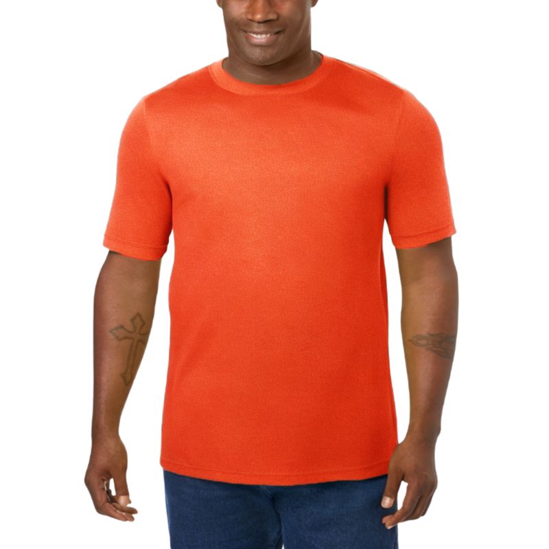 Men's No Sweat Longer-Length Short Sleeve Crewneck Tee