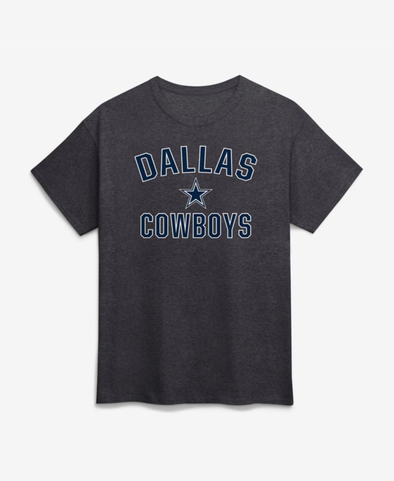 Men's Charcoal Dallas Cowboys Cotton Victory Arch T-Shirt
