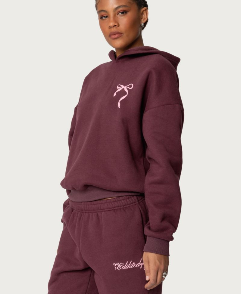 Women's Sasha Oversized Graphic Fleece Hoodie