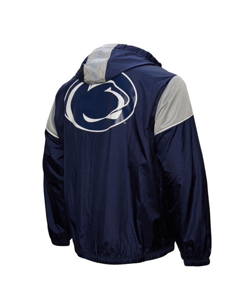 Men's Navy Penn State Nittany Lions Team 3.0 Anorak Half-Zip Hoodie Sweatshirt
