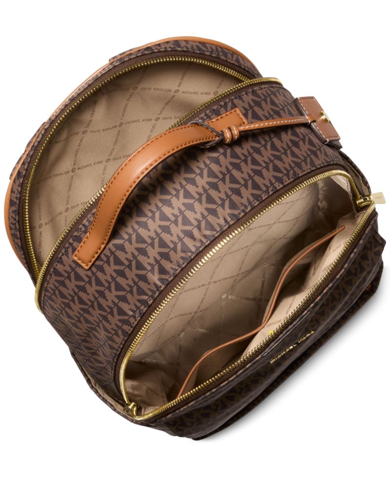 Michael Kors Sable Large Signature Logo Backpack