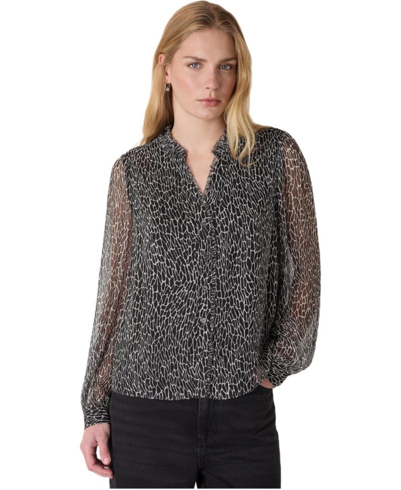 Women's Dragonfly Print Blouse