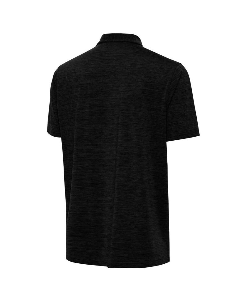Men's Heather Black Philadelphia Eagles Layout Polo Shirt