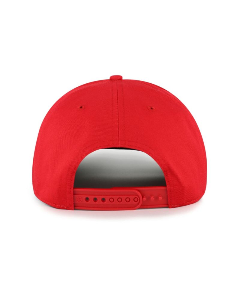 Men's '47 Red New Jersey Devils Byline Hitch Adjustable Hat