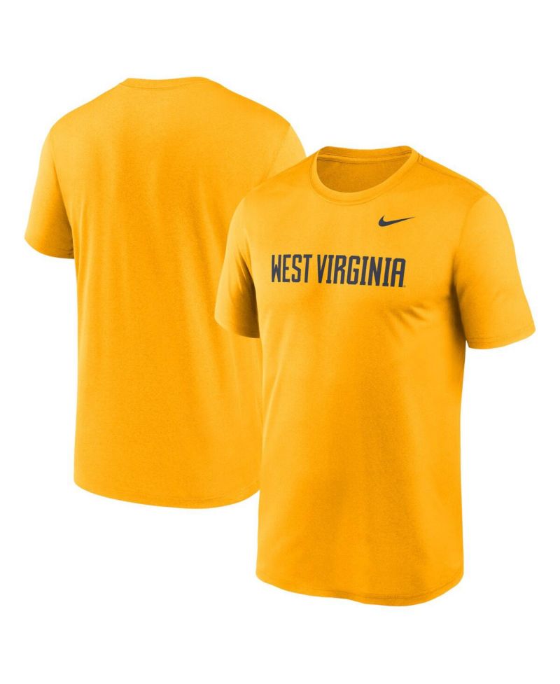 Men's Gold West Virginia Mountaineers Primetime Legend Wordmark T-Shirt