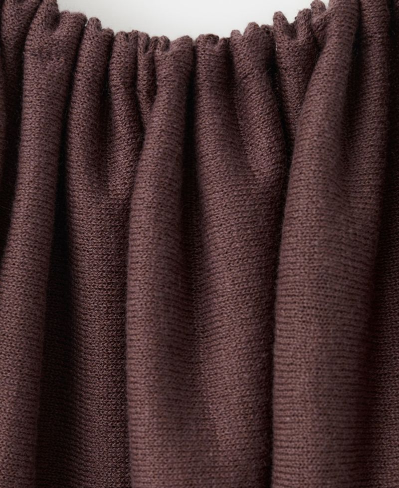Women's Gathered Neckline Knit Dress