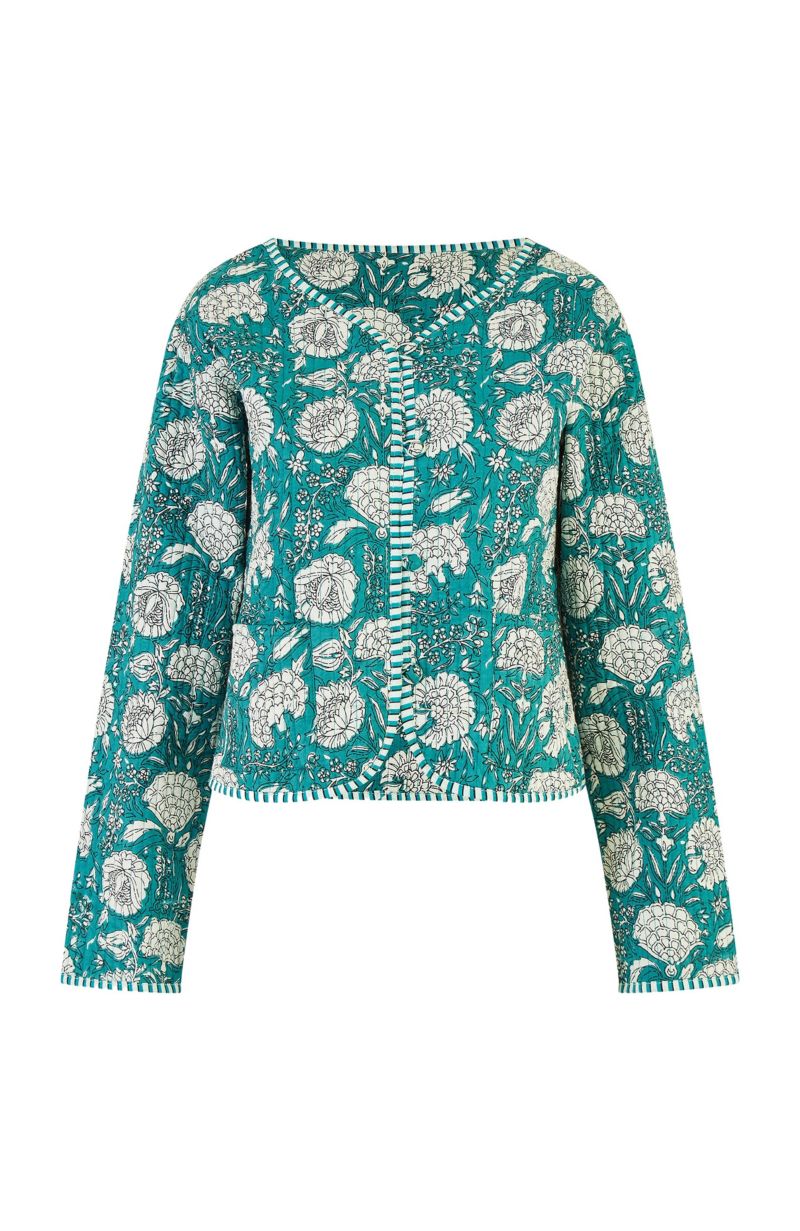 Women's Floral Patchwork Reversible Jacket