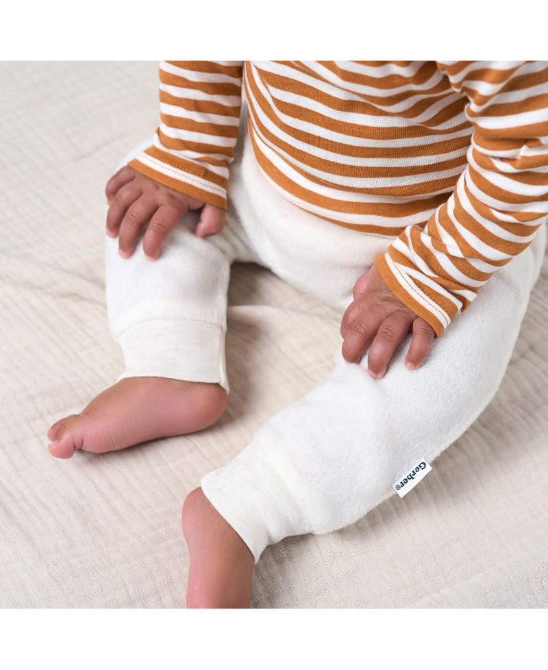 Baby Neutral Fleece Pants, 4-Pack