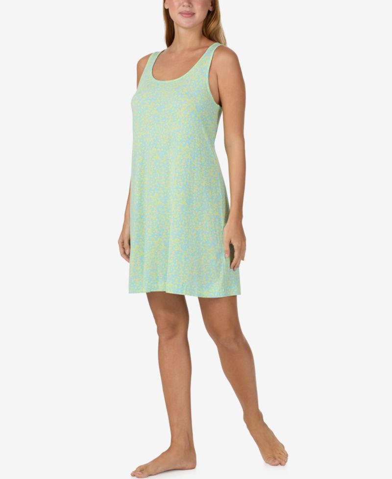 Women's Sleeveless Short Tank Sleep Dress