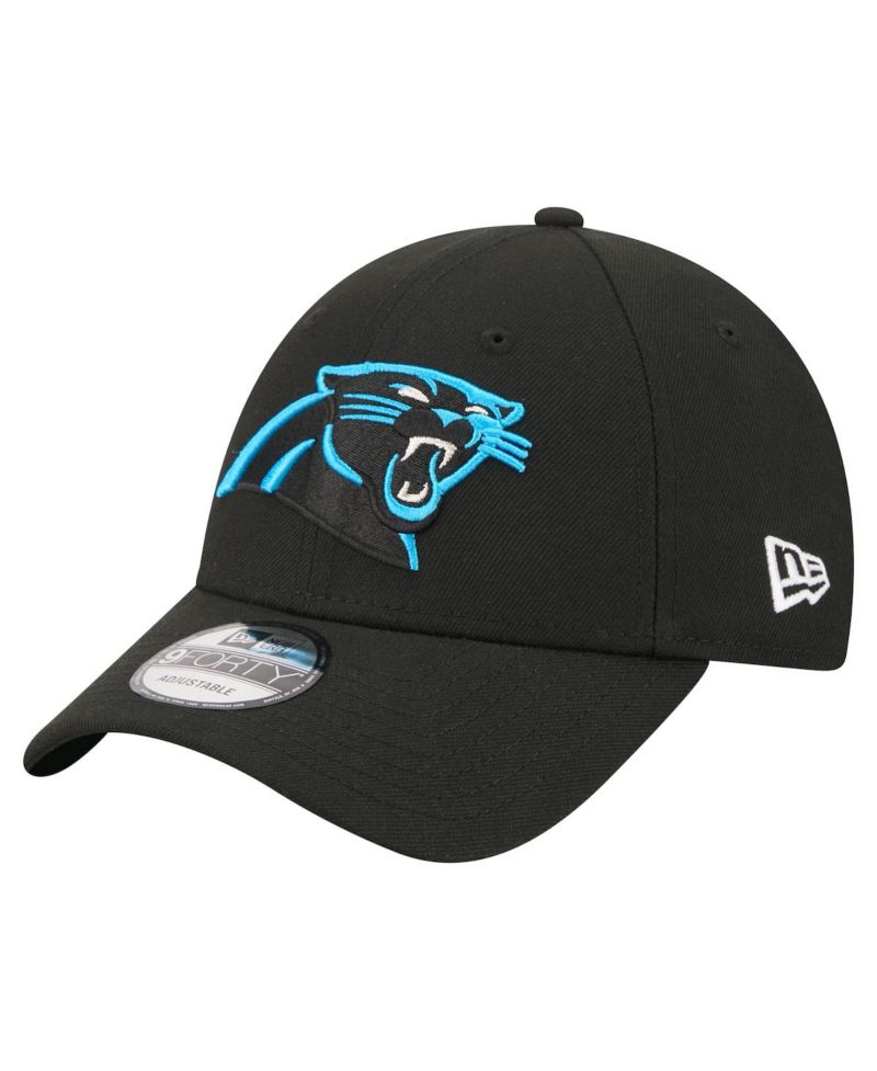 Men's Black Carolina Panthers Core Team 9FORTY Adjustable Hat