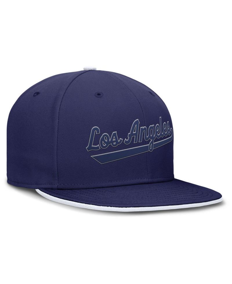 Men's Royal Los Angeles Dodgers Dri-FIT Round Bill True Fitted Hat