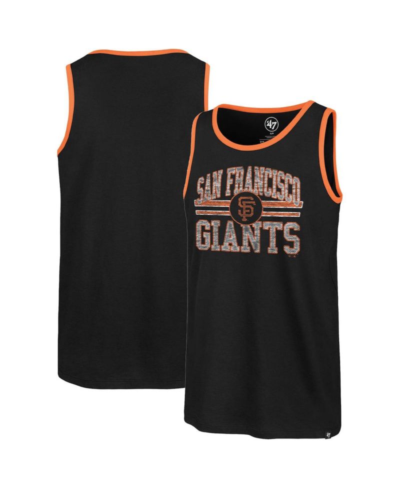 Men's Black San Francisco Giants Winger Franklin Tank Top
