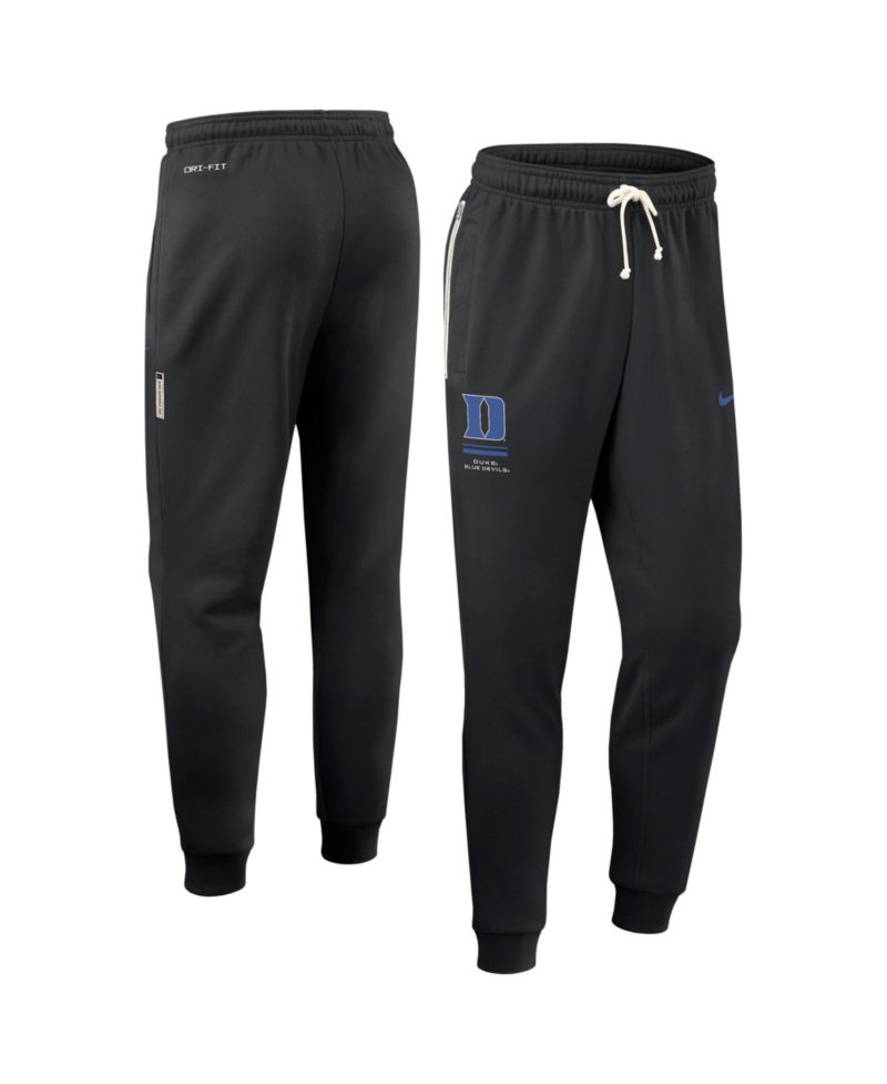 Men's Black Duke Blue Devils 2026 Sideline Standard Issue Dri-FIT Taper Pants
