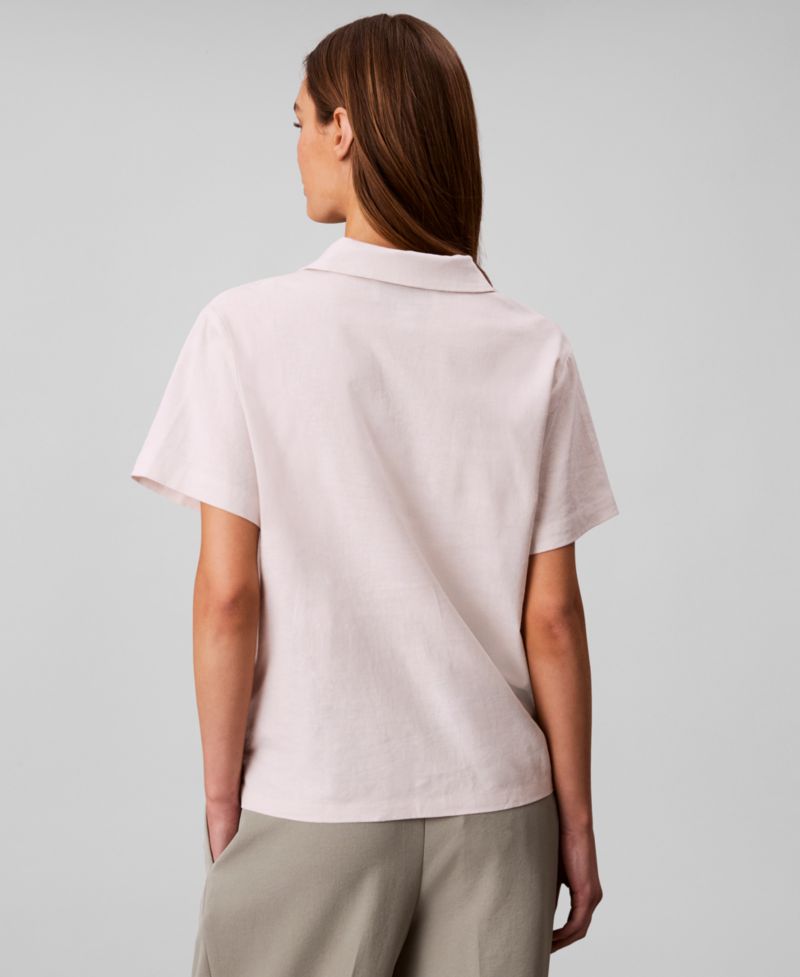 Women's Blend Short-Sleeve Polo T-Shirt