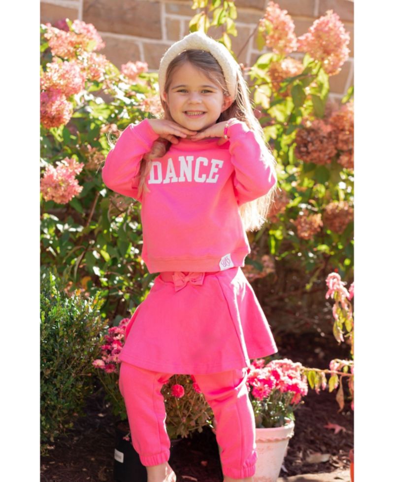 Baby Girls Skirted Bow Joggers