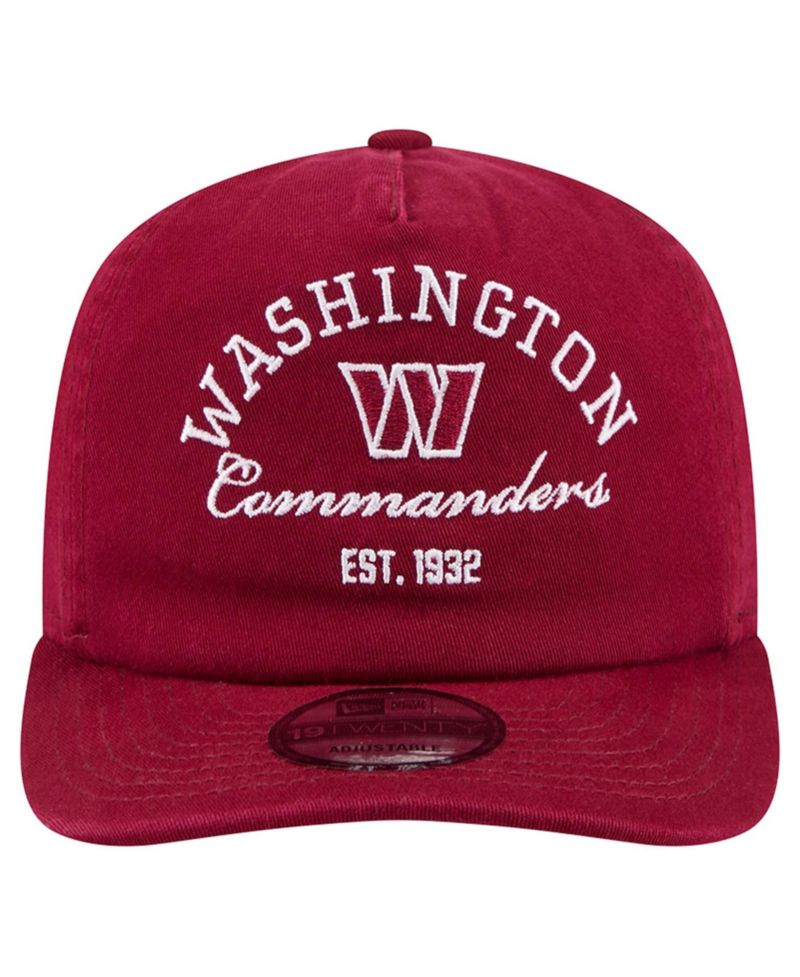 Men's Burgundy Washington Commanders Stacked 19TWENTY Adjustable Hat