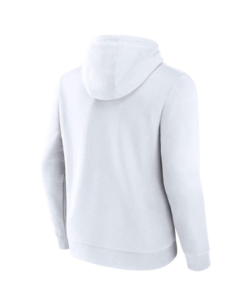 Men's White Elon Phoenix Primary Logo Pullover Hoodie