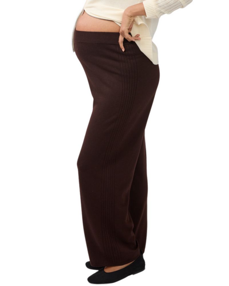 Maternity Wide Leg Knit Sweater Pant