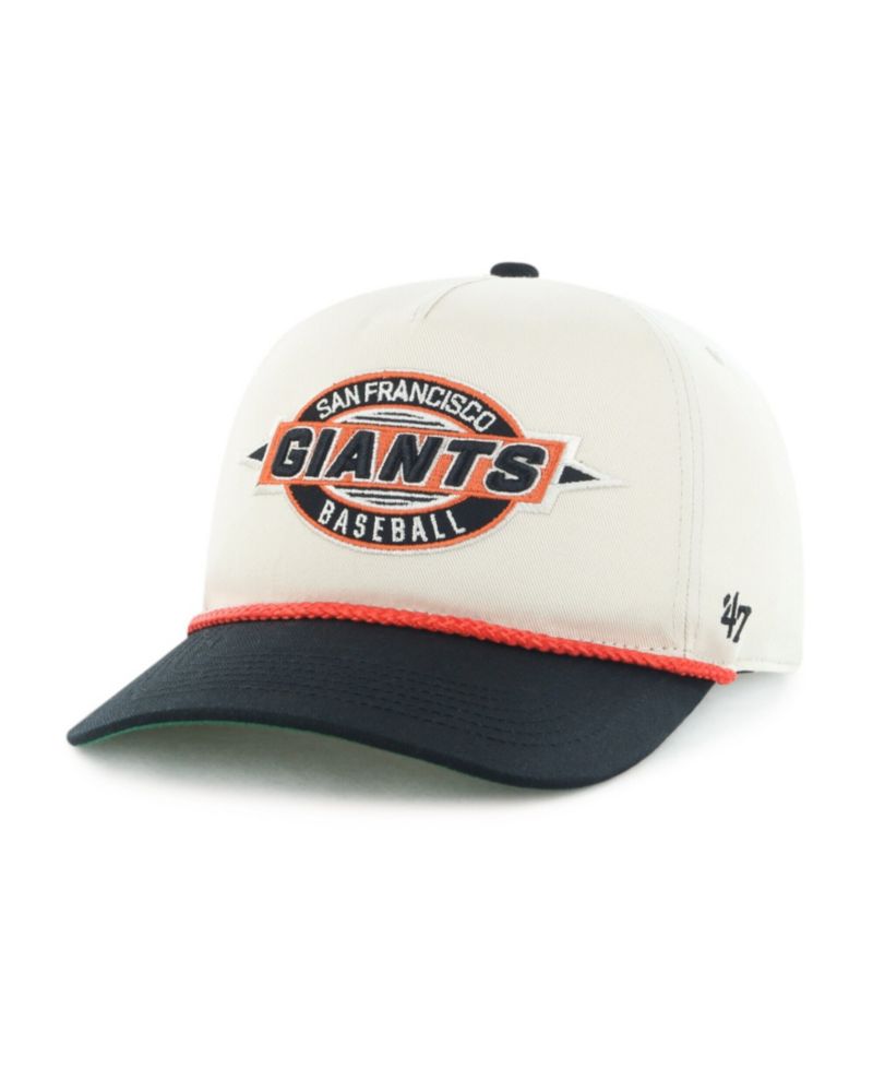 Men's Natural/Black San Francisco Giants Frame Out Hitch Adjustable Hat
