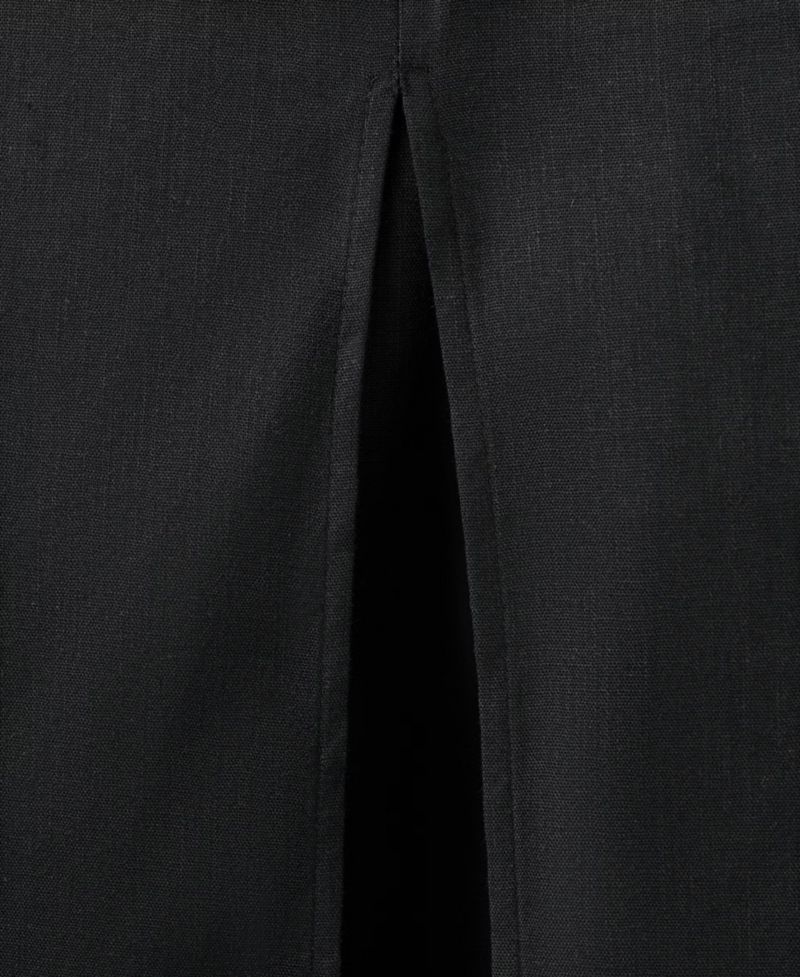 Women's Linen-Cotton-Blend Midi Skirt
