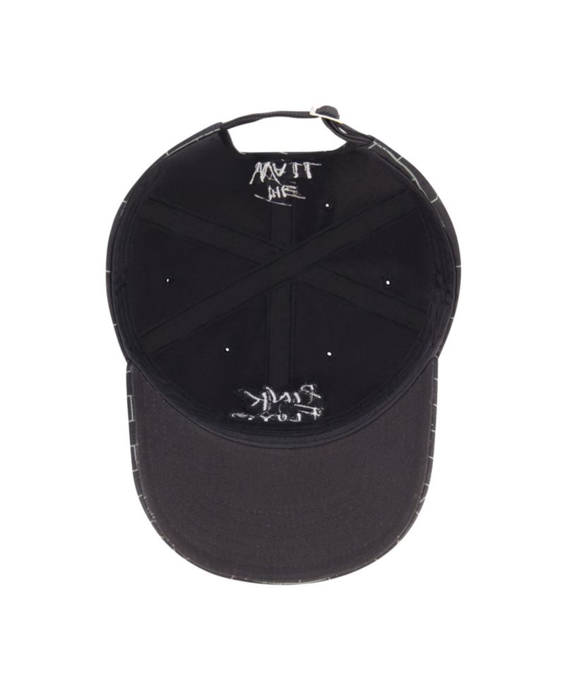 Men's With Brick All Over Print Adjustable Baseball Curved hat With Embroidery