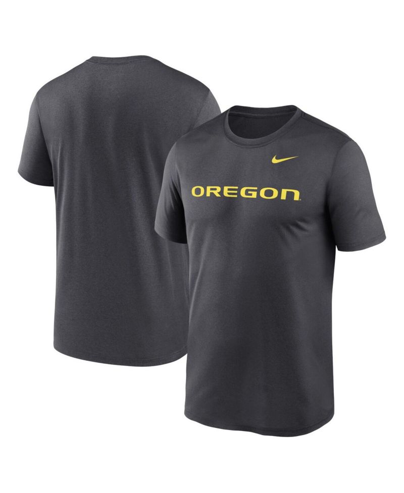 Men's Anthracite Oregon Ducks Primetime Legend Wordmark T-Shirt
