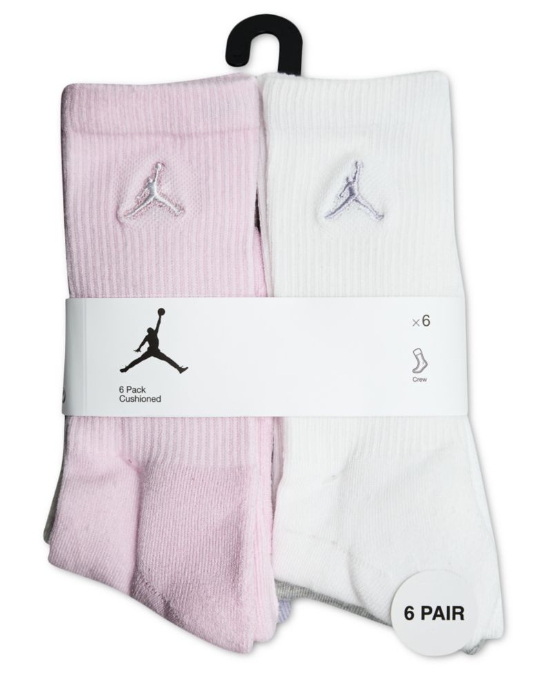 Everyday Essentials Big Kids 6-Pack Crew Socks