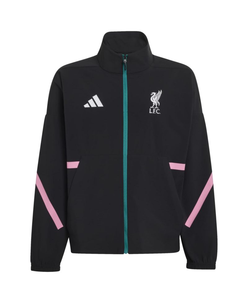 Boys' and Girls' Liverpool FC Z.N.E. Anthem Full-Zip Mock-Neck Jacket
