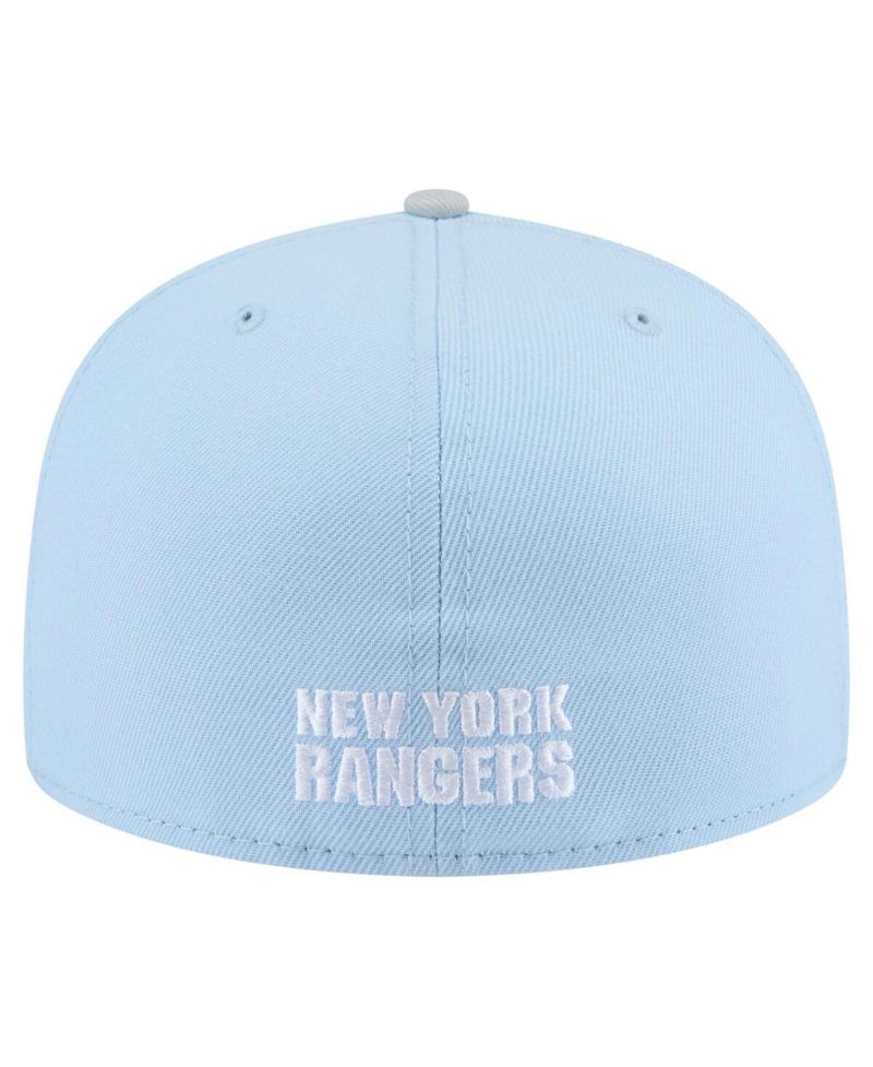 Men's Light Blue/Gray New York Rangers Color Pack 2-Tone 59FIFTY Fitted Hat