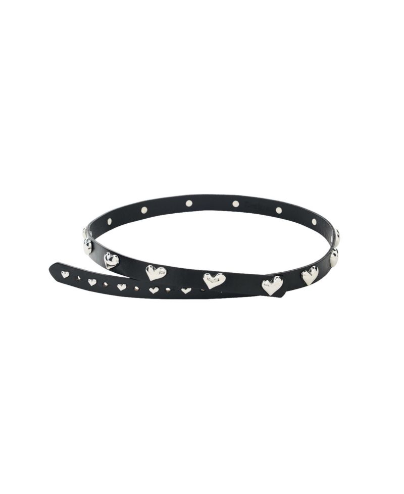 Women's Belt Leather Logo Buckle
