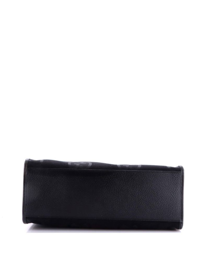 Jumbo GG Canvas Convertible Laptop-Compatible Tote